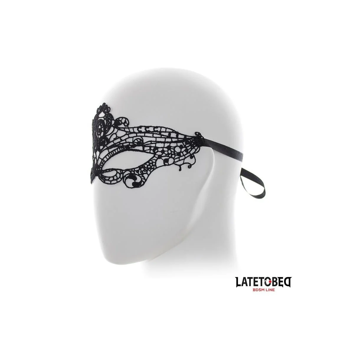 ELEGANTE MASKE SCHWARZ VON LATETOBED BDSM LINE