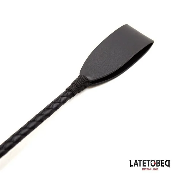 KLASSISCHE PEITSCHE SILBER DETAILS 60 CM VON LATETOBED BDSM LINE