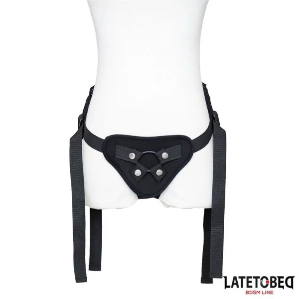 SPITZENRAND-UMSCHNALL-DILDO MIT SILIKONRING VON LATETOBED BDSM LINE