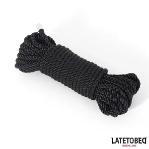 BONDAGE-SEIL 10 M SCHWARZ VON LATETOBED BDSM LINE