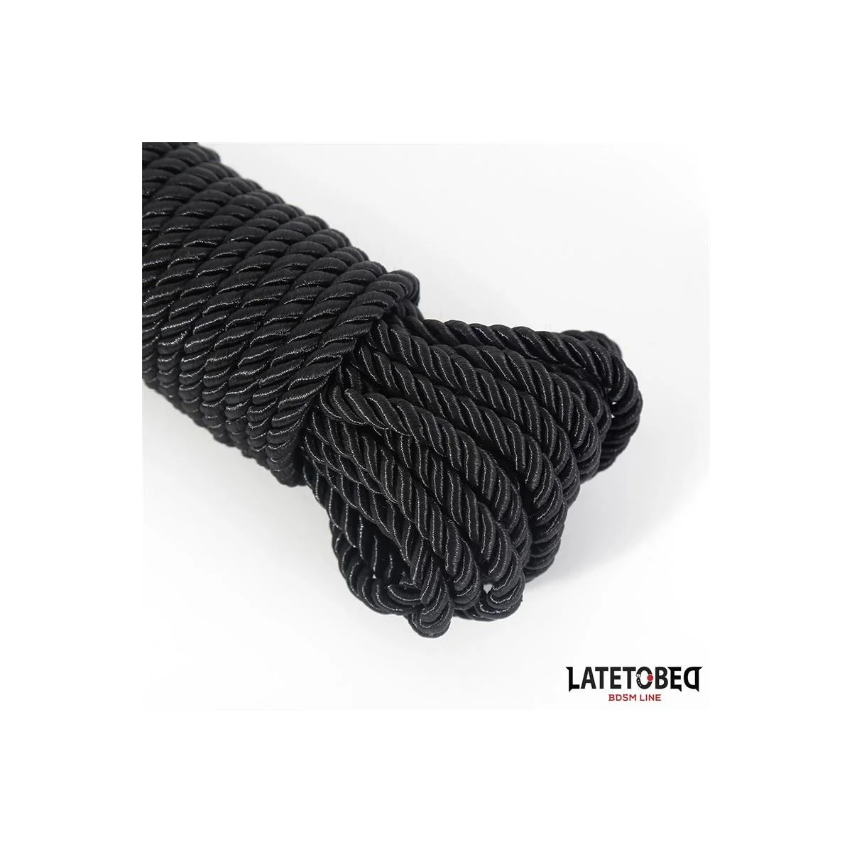BONDAGE-SEIL 10 M SCHWARZ VON LATETOBED BDSM LINE