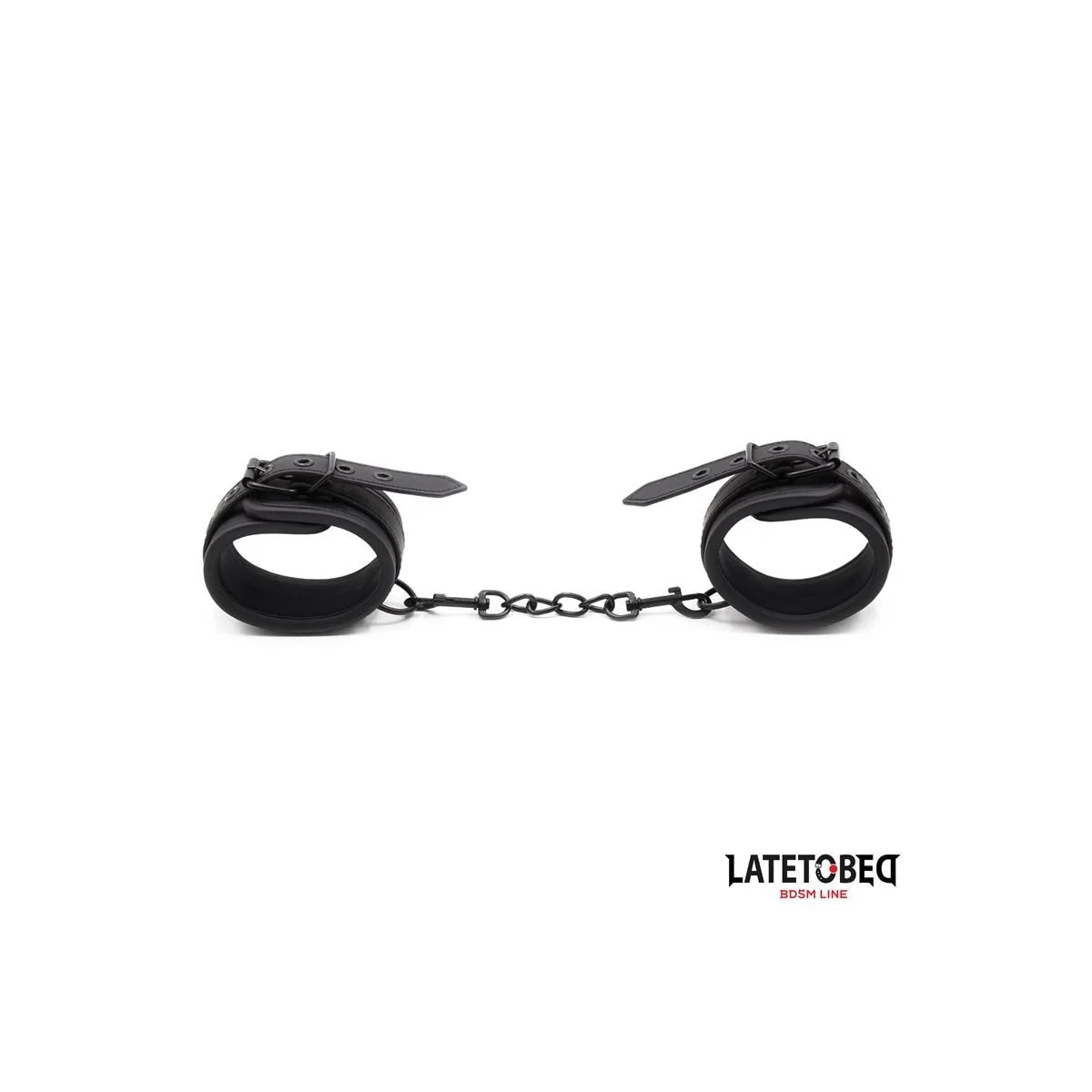 NEOPREN-HANDFESSELN, SCHWARZ VON LATETOBED BDSM LINE