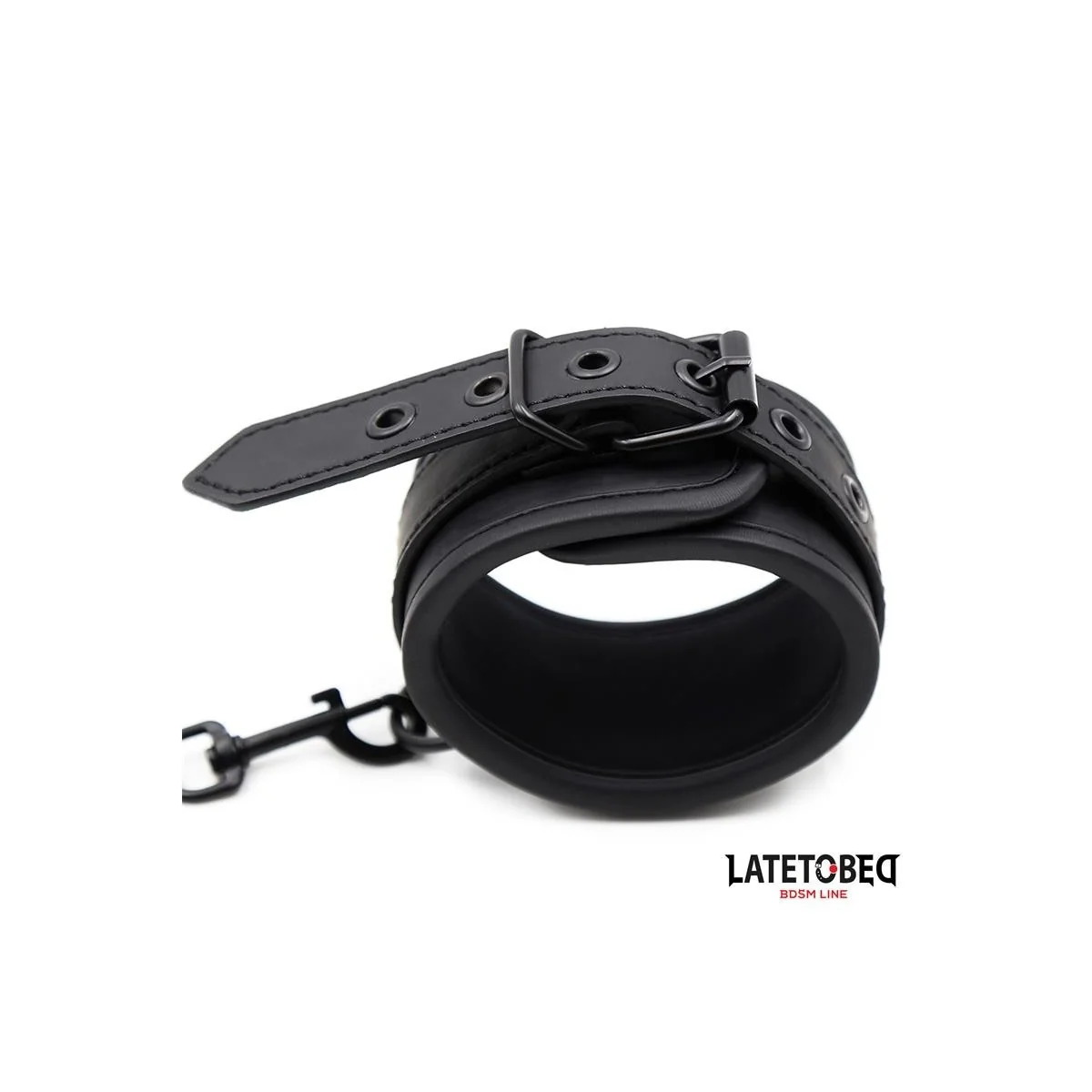 NEOPREN-HANDFESSELN, SCHWARZ VON LATETOBED BDSM LINE