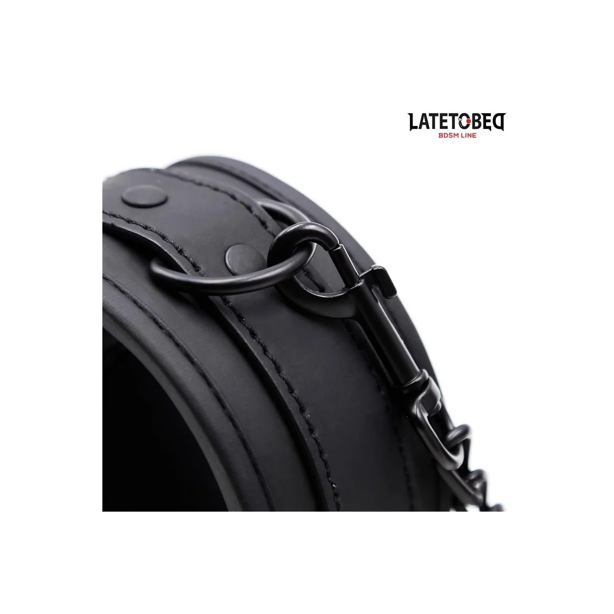 NEOPREN-HANDFESSELN, SCHWARZ VON LATETOBED BDSM LINE