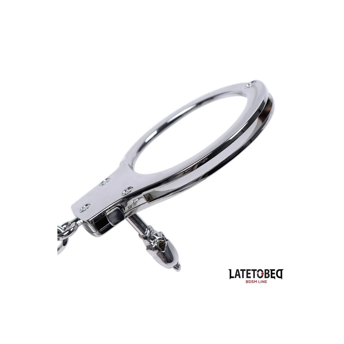 NIPPELKLEMMEN-PENISRING-SET, VERSTELLBAR VON LATETOBED BDSM LINE