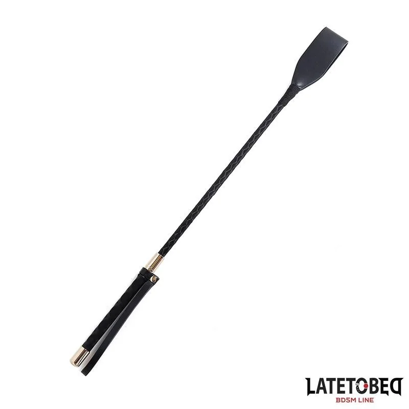KLASSISCHE PEITSCHE, SCHWARZ, 60 CM VON LATETOBED BDSM LINE