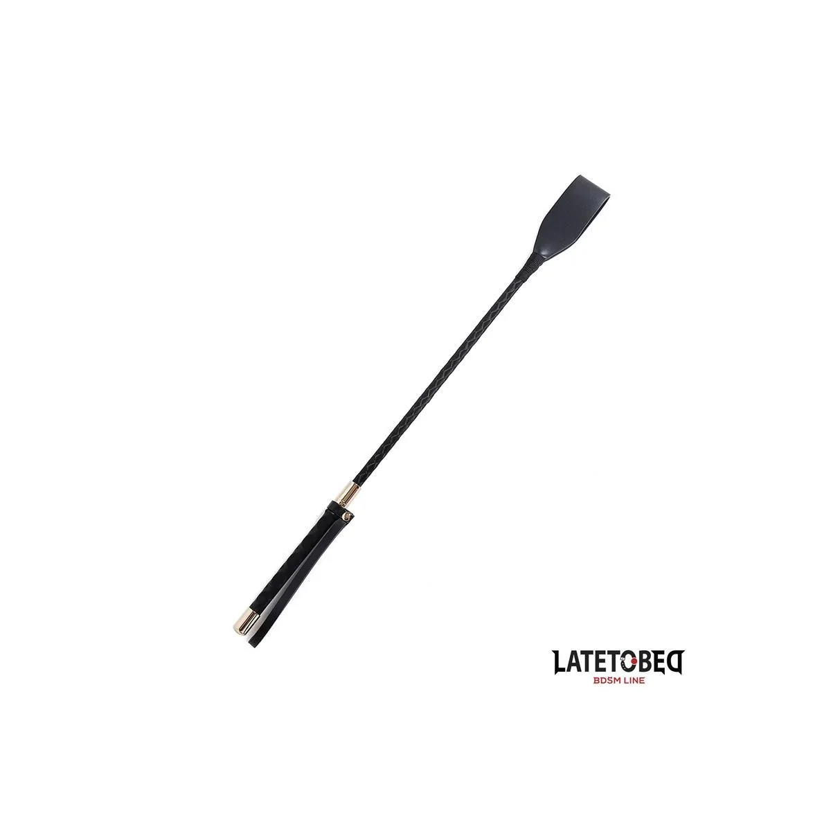 KLASSISCHE PEITSCHE, SCHWARZ, 60 CM VON LATETOBED BDSM LINE