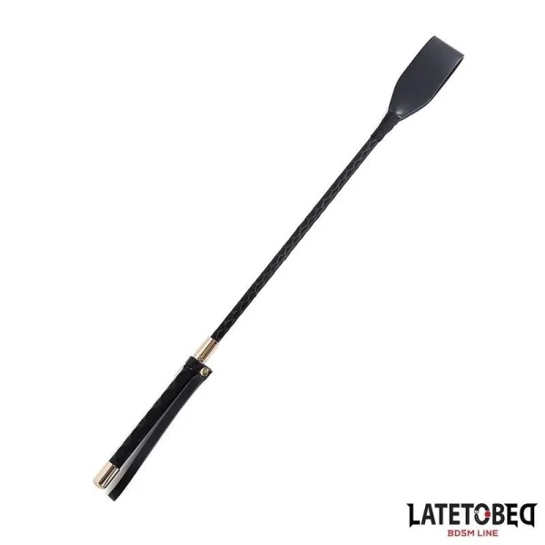 KLASSISCHE PEITSCHE, SCHWARZ, 60 CM VON LATETOBED BDSM LINE