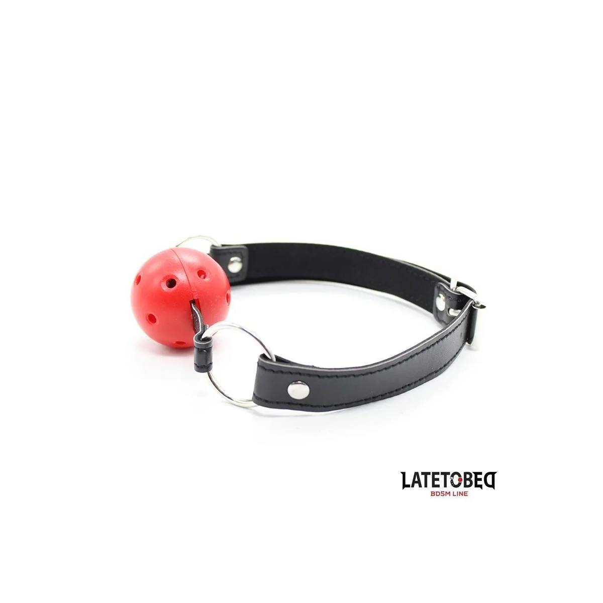 HOHLER HARTBALL-KNEBEL VON LATETOBED BDSM LINE