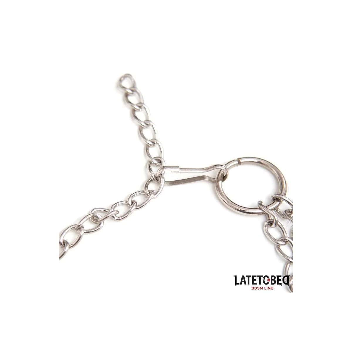 NIPPELKLEMMEN-PENISRING-SET, VERSTELLBAR VON LATETOBED BDSM LINE