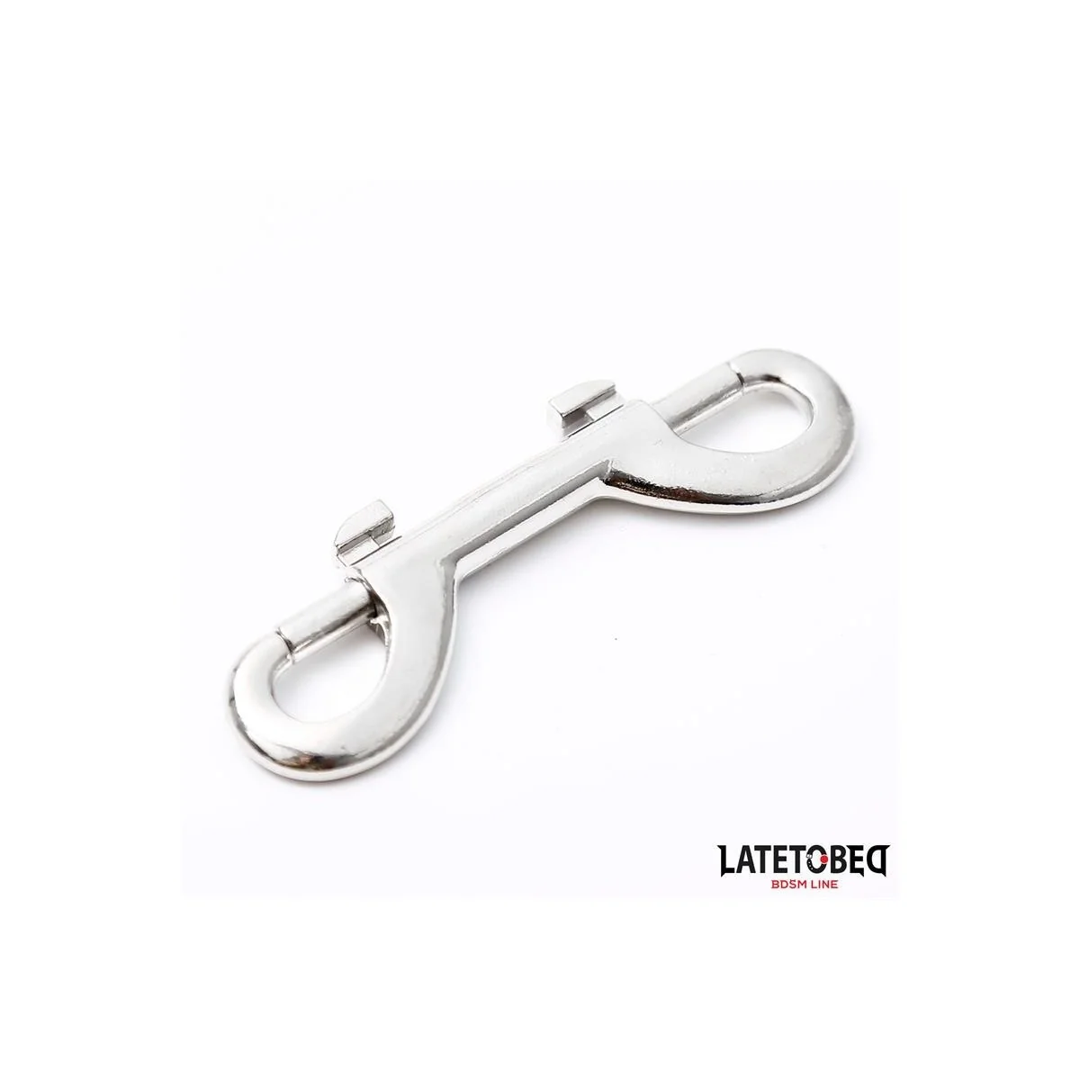 DOPPELTER METALLKARABINERHAKEN VON LATETOBED BDSM LINE