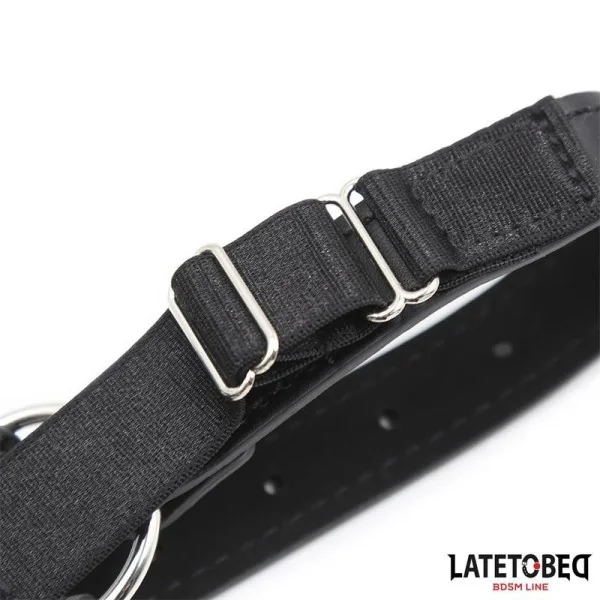 KOPFGESCHIRR MIT BALLKNEBEL UND NASENHAKEN VON LATETOBED BDSM LINE