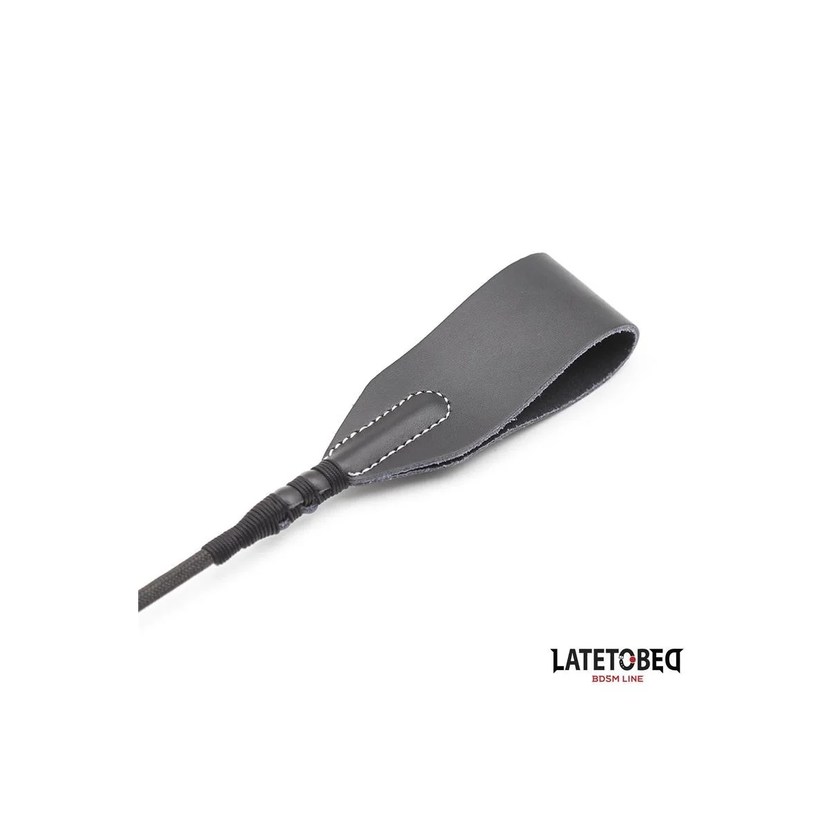 KLASSISCHE PEITSCHE, SCHWARZ, 60 CM VON LATETOBED BDSM LINE
