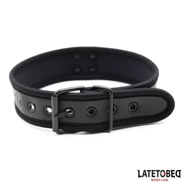 NEOPREN-HALSBAND, VERSTELLBAR VON LATETOBED BDSM LINE