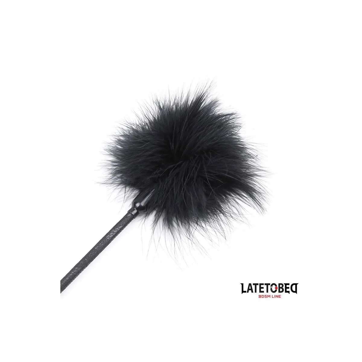 FEDER-KITZLER UND SPITZENBAND-PADDEL VON LATETOBED BDSM LINE