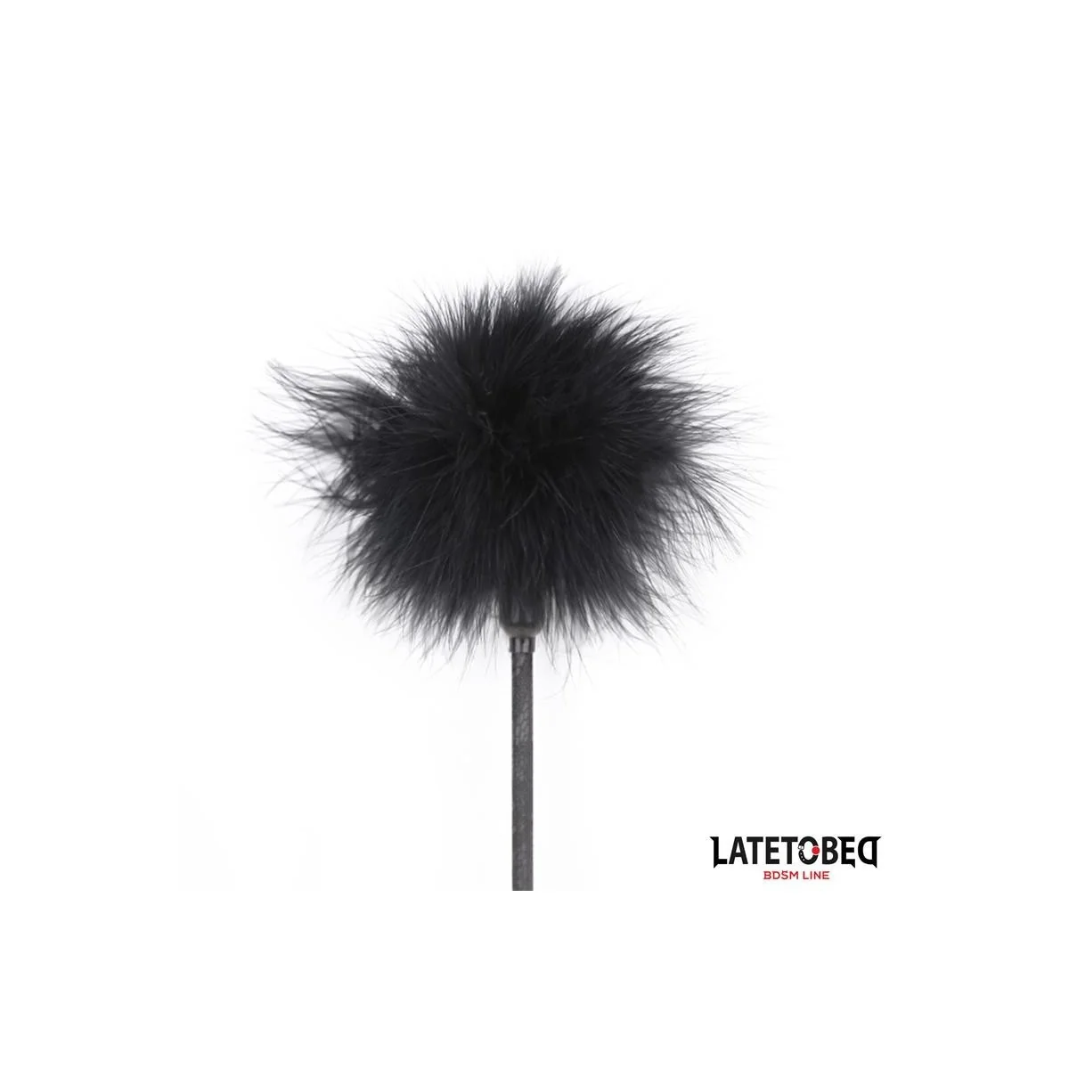 FEDER-KITZLER UND SPITZENBAND-PADDEL VON LATETOBED BDSM LINE