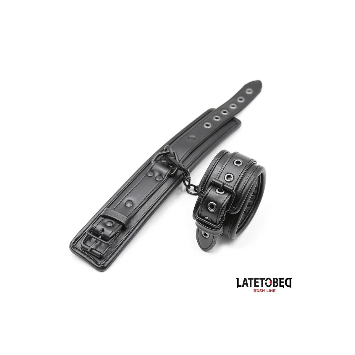 GEPOLSTERTE HANDSCHELLEN, VERSTELLBAR VON LATETOBED BDSM LINE
