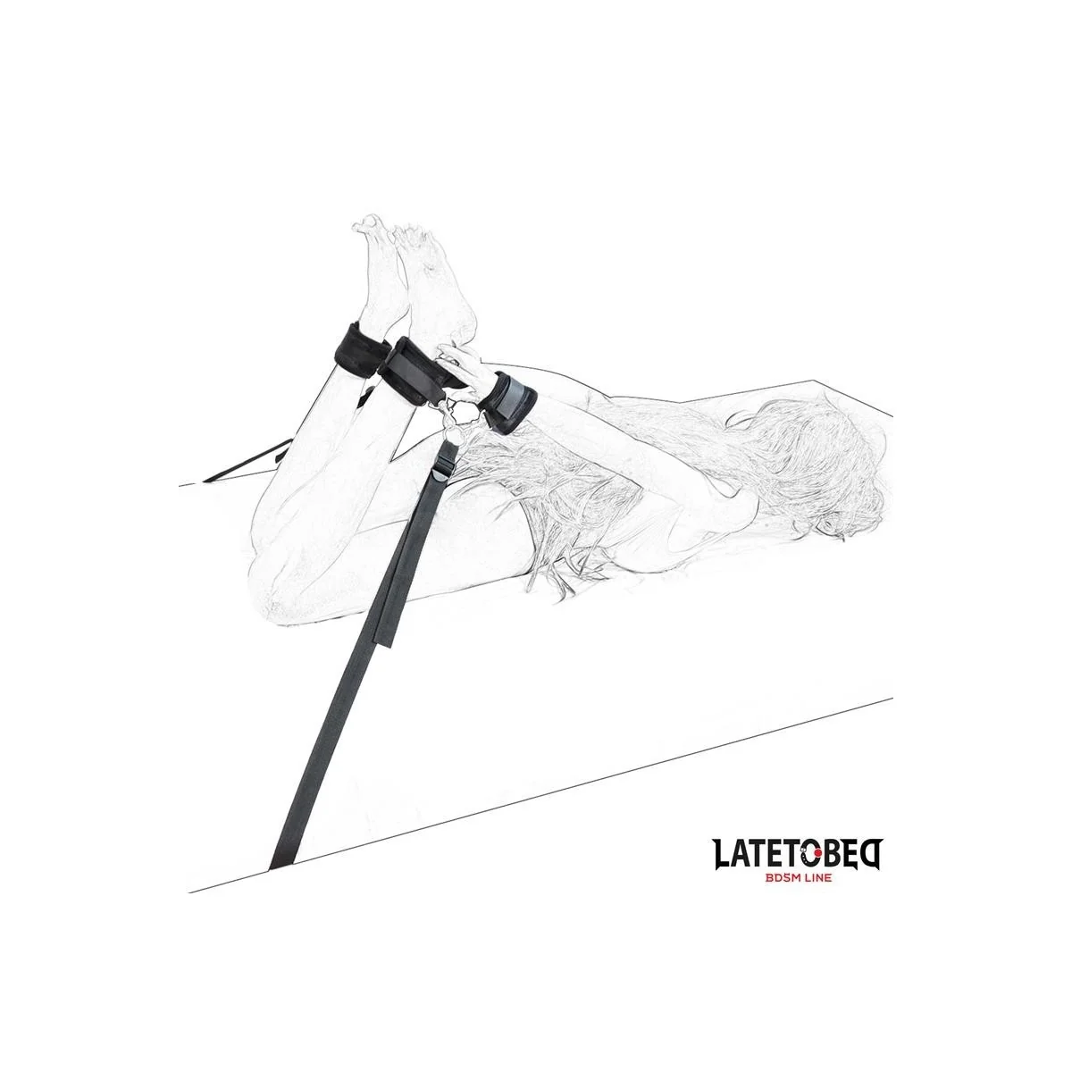 BETTFESSELN, VERSTELLBAR VON LATETOBED BDSM LINE
