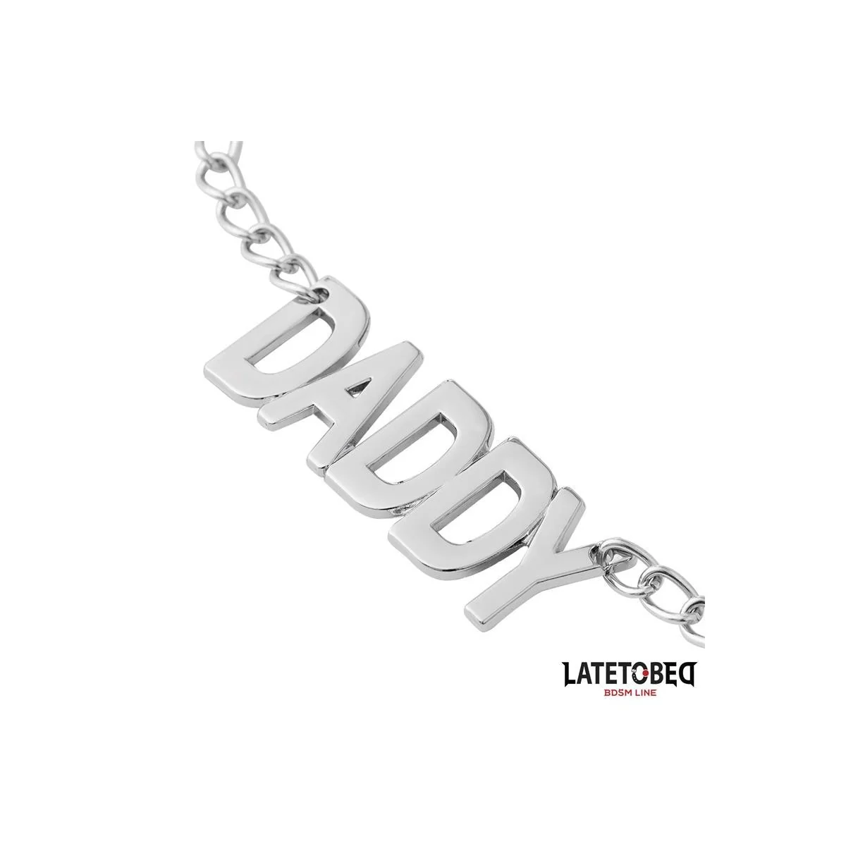 NIPPELKLEMMEN MIT „DADDY WORD”-ANHÄNGER VON LATETOBED BDSM LINE