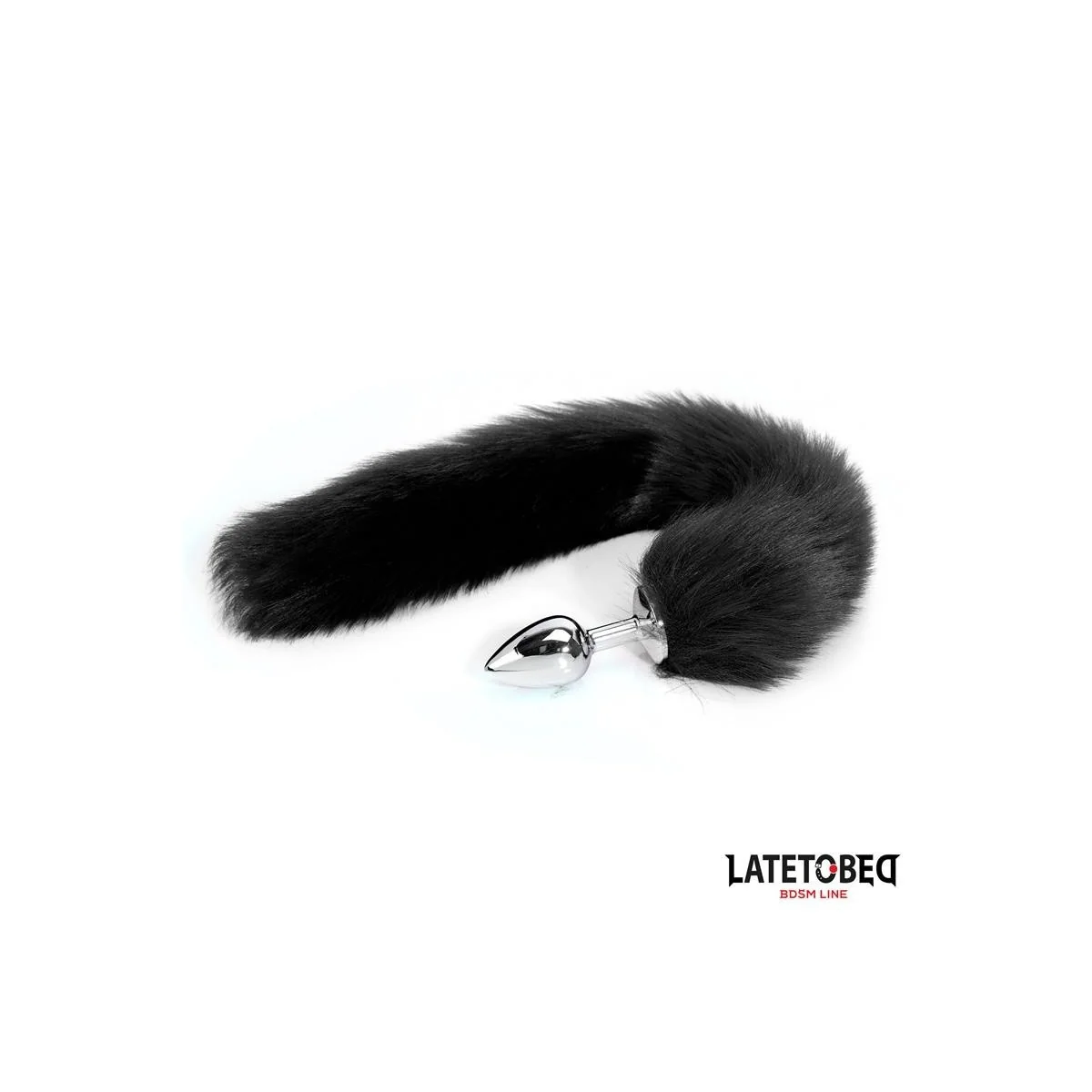 ANALPLUG MIT SCHWANZ SCHWARZ 40 CM VON LATETOBED BDSM LINE