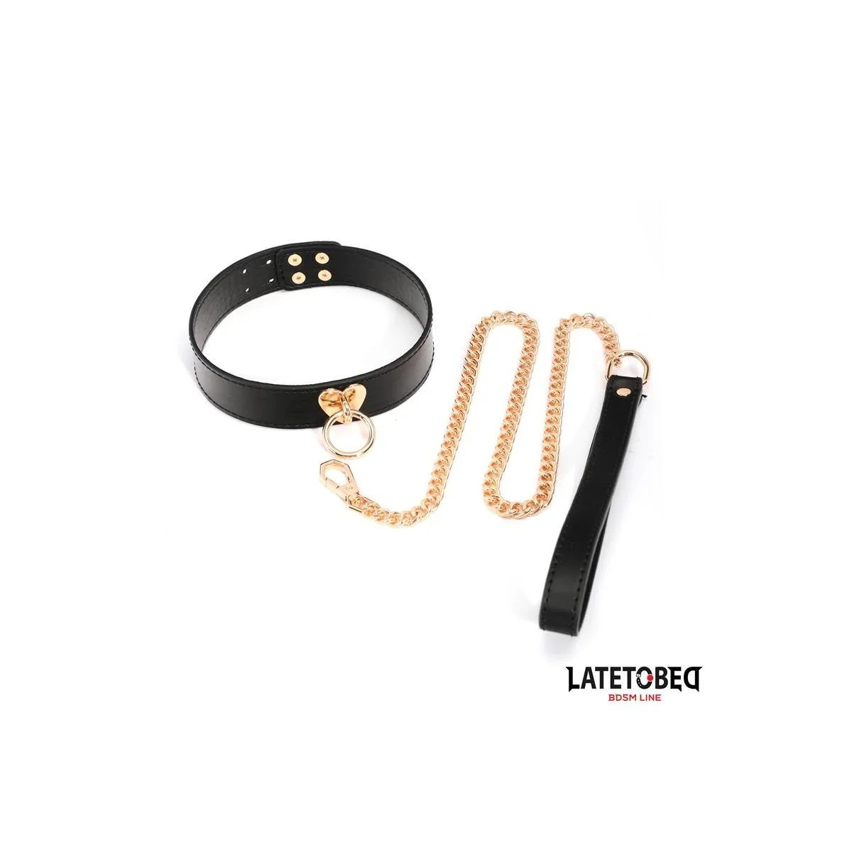 8-TEILIGES LEDER-BONDAGE-SET MIT AUFBEWAHRUNGSKOFFER VON LATETOBED BDSM LINE