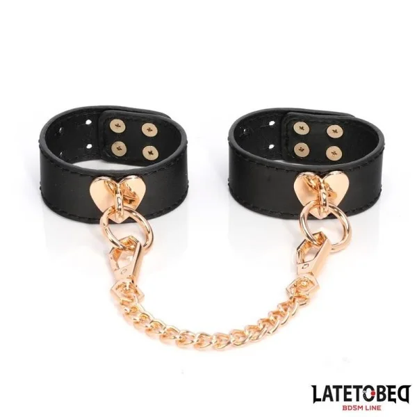 8-TEILIGES LEDER-BONDAGE-SET MIT AUFBEWAHRUNGSKOFFER VON LATETOBED BDSM LINE