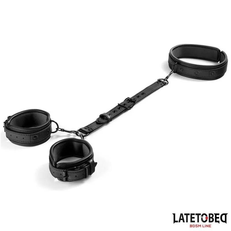 FESSELN FÜR NACKEN UND HANDGELENKE VON LATETOBED BDSM LINE 2