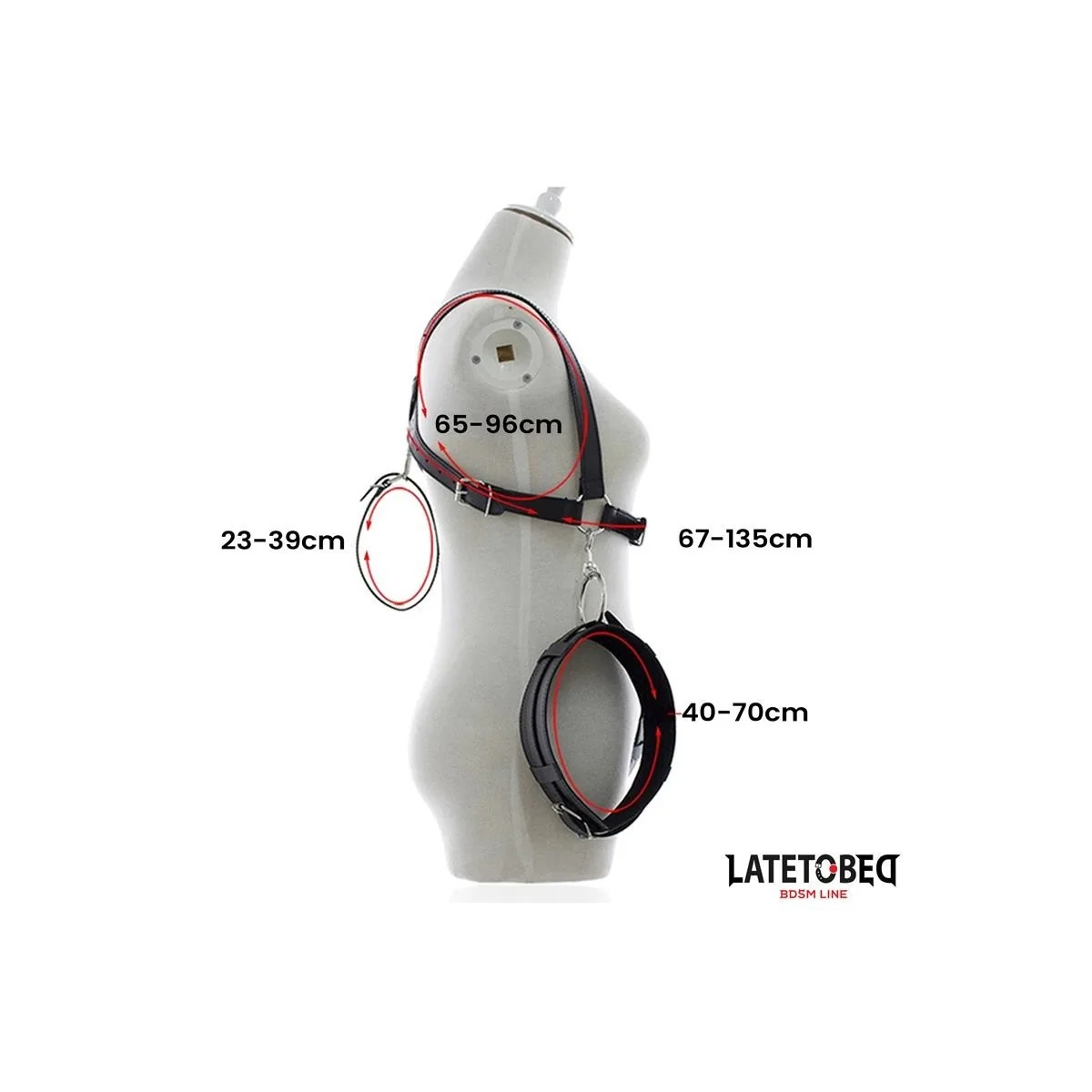 FESSELN FÜR GESPREIZTE BEINE VON LATETOBED BDSM LINE