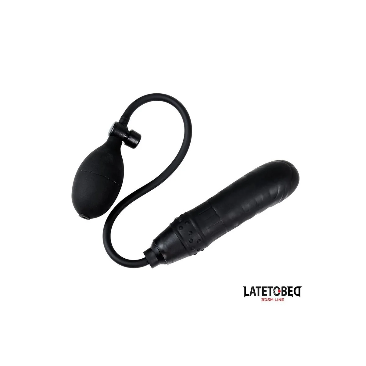 AUFBLASBARER DILDO MIT HANDPUMPE VON LATETOBED BDSM LINE