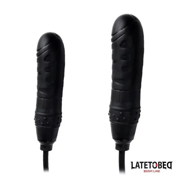 AUFBLASBARER DILDO MIT HANDPUMPE VON LATETOBED BDSM LINE