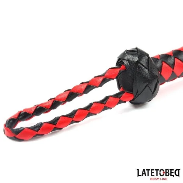 GEFLOCHTENER FLOGGER 49 CM VON LATETOBED BDSM LINE