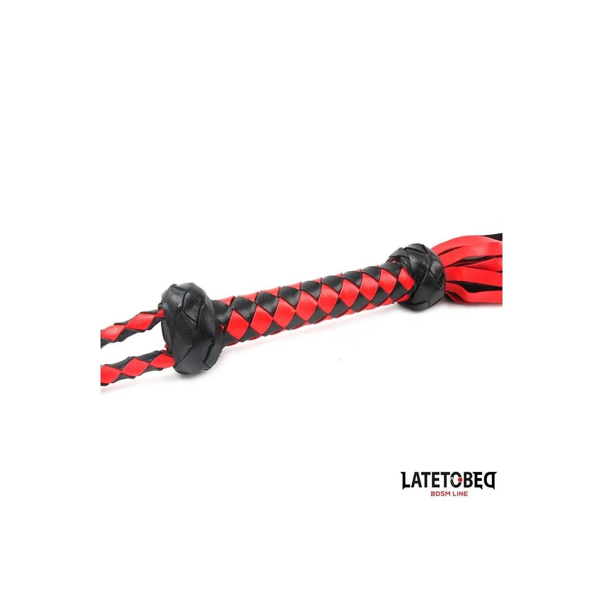 GEFLOCHTENER FLOGGER 49 CM VON LATETOBED BDSM LINE