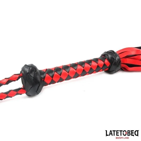 GEFLOCHTENER FLOGGER 49 CM VON LATETOBED BDSM LINE