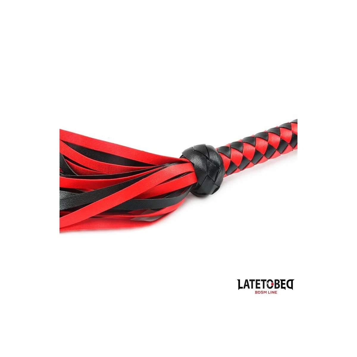 GEFLOCHTENER FLOGGER 49 CM VON LATETOBED BDSM LINE