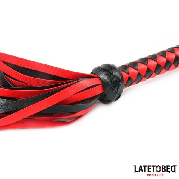 GEFLOCHTENER FLOGGER 49 CM VON LATETOBED BDSM LINE