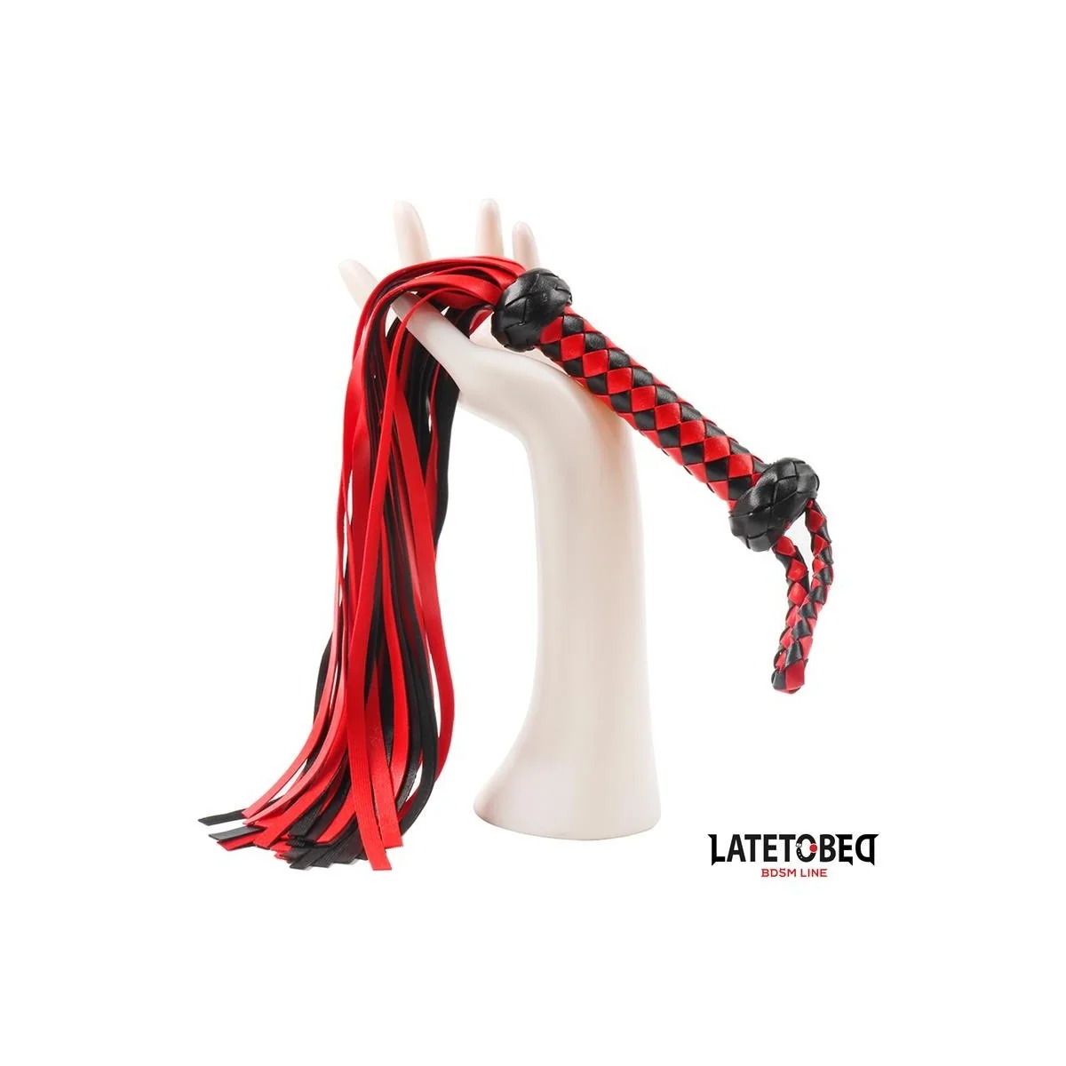 GEFLOCHTENER FLOGGER 49 CM VON LATETOBED BDSM LINE