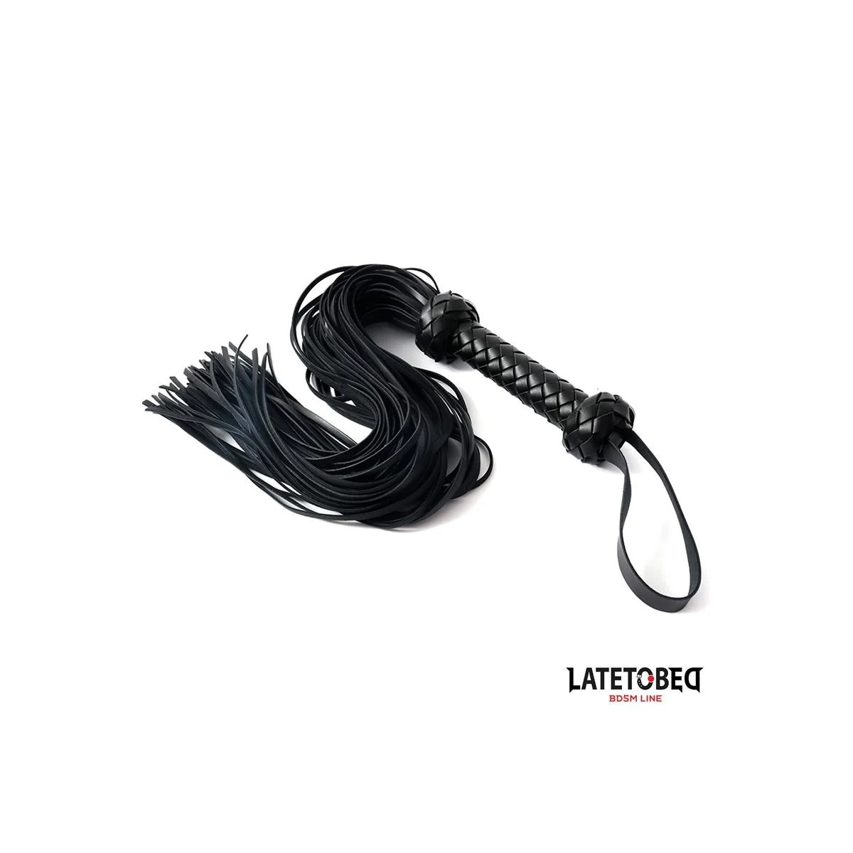 GEFLOCHTENER FLOGGER 64,5 CM VON LATETOBED BDSM LINE
