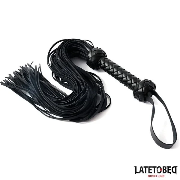 GEFLOCHTENER FLOGGER 64,5 CM VON LATETOBED BDSM LINE