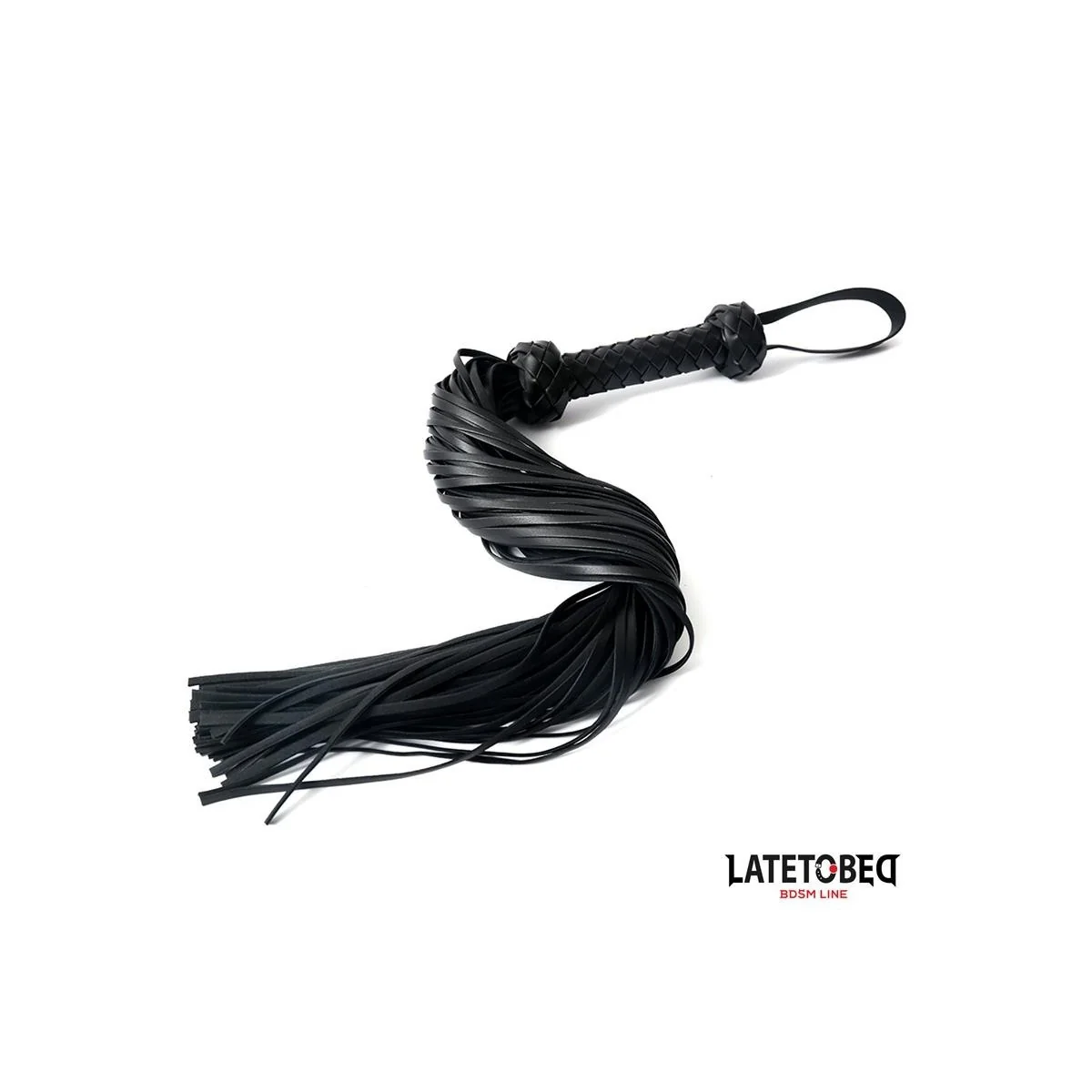 GEFLOCHTENER FLOGGER 64,5 CM VON LATETOBED BDSM LINE