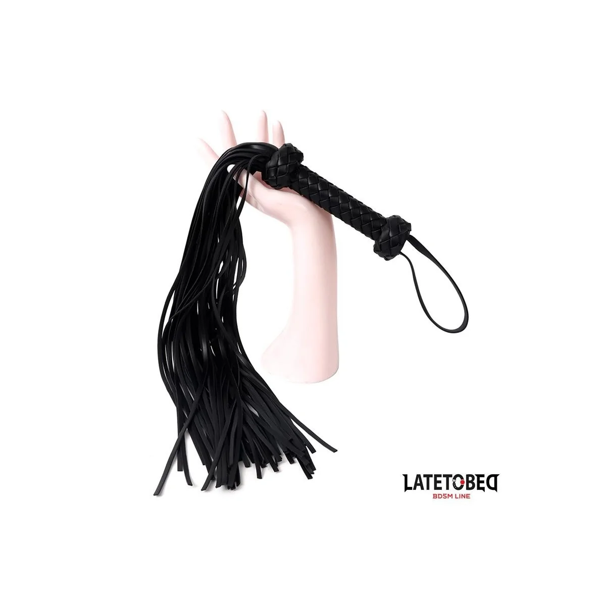 GEFLOCHTENER FLOGGER 64,5 CM VON LATETOBED BDSM LINE