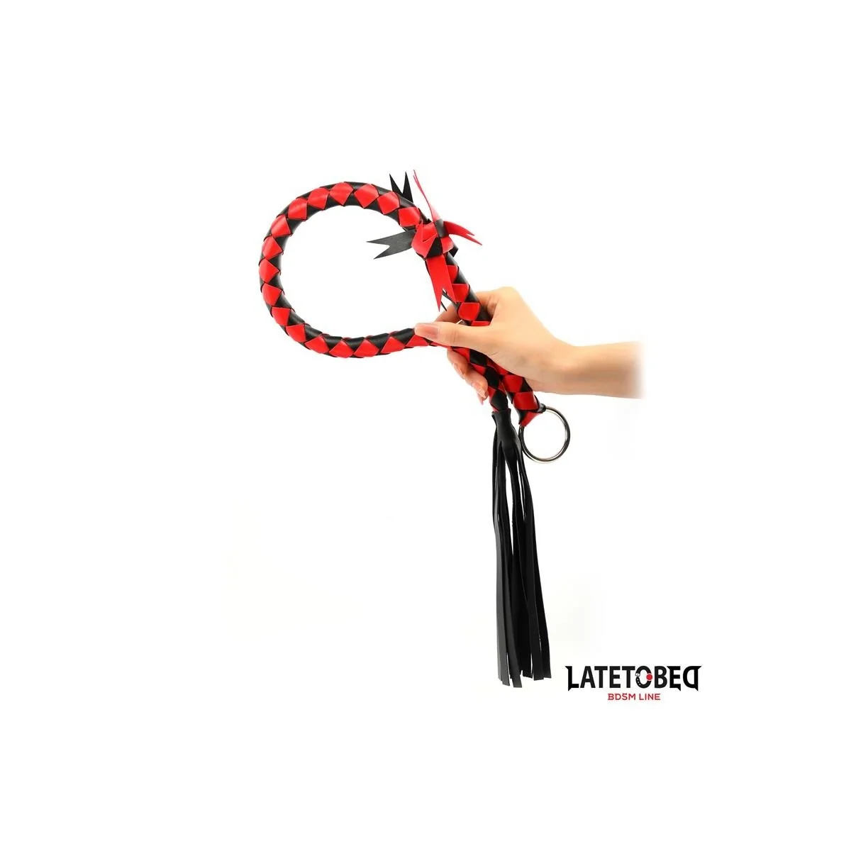 GEFLOCHTENER FLOGGER 85 CM VON LATETOBED BDSM LINE
