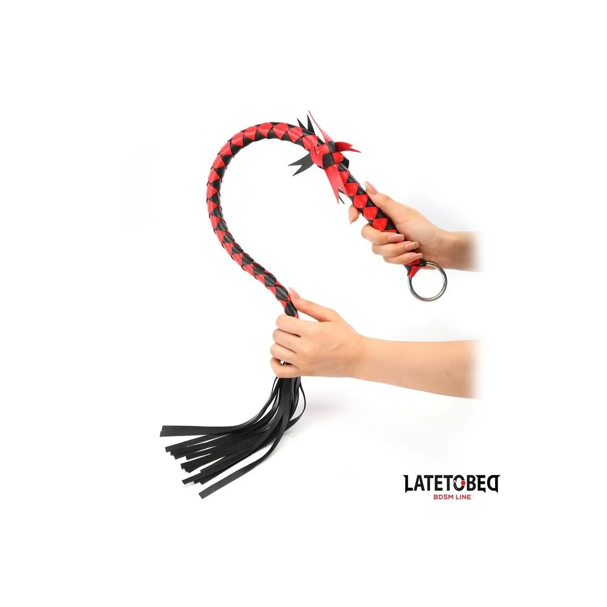 GEFLOCHTENER FLOGGER 85 CM VON LATETOBED BDSM LINE