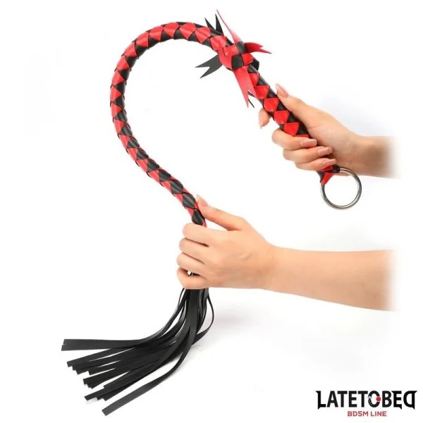 GEFLOCHTENER FLOGGER 85 CM VON LATETOBED BDSM LINE