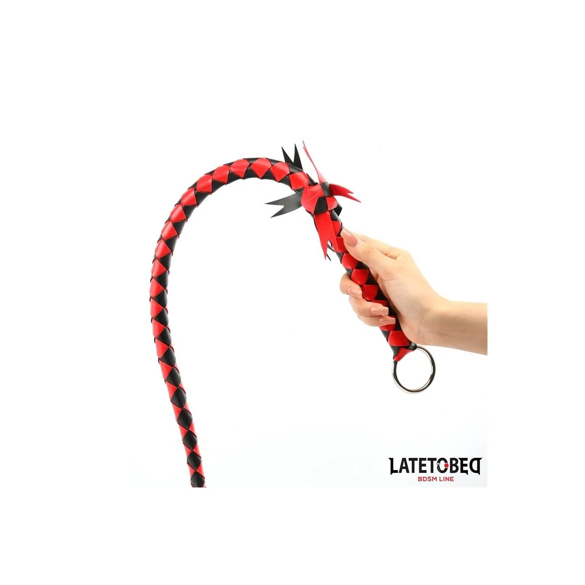 GEFLOCHTENER FLOGGER 85 CM VON LATETOBED BDSM LINE