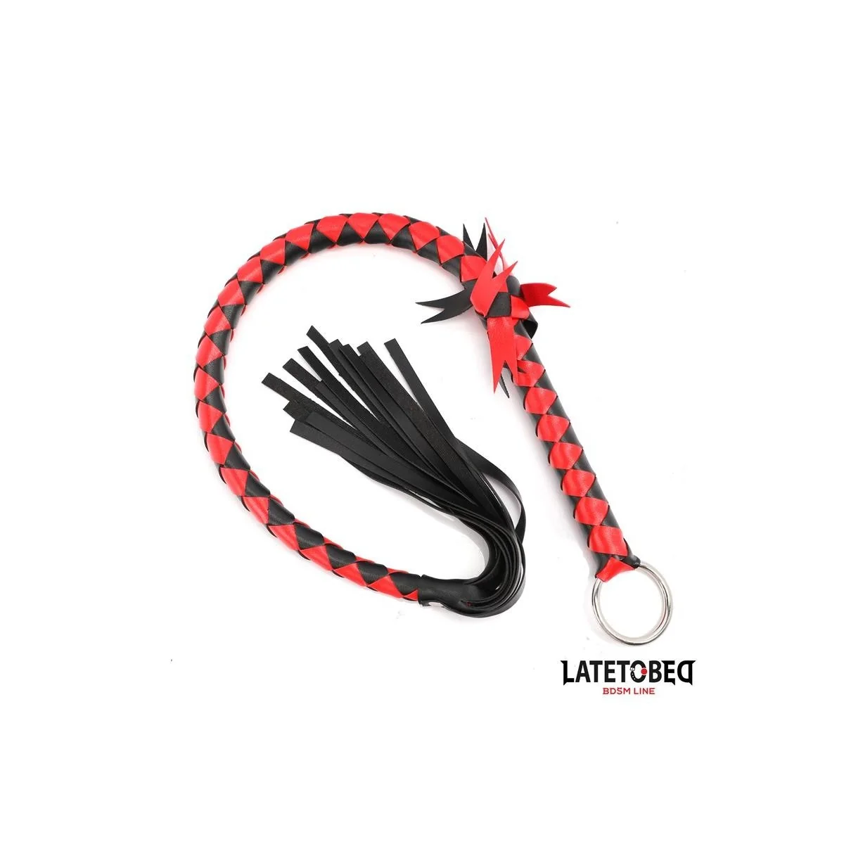 GEFLOCHTENER FLOGGER 85 CM VON LATETOBED BDSM LINE