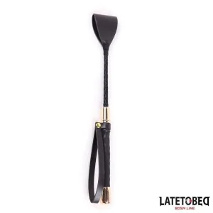 GOLDFARBENE METALLGERTE 30 CM VON LATETOBED BDSM LINE