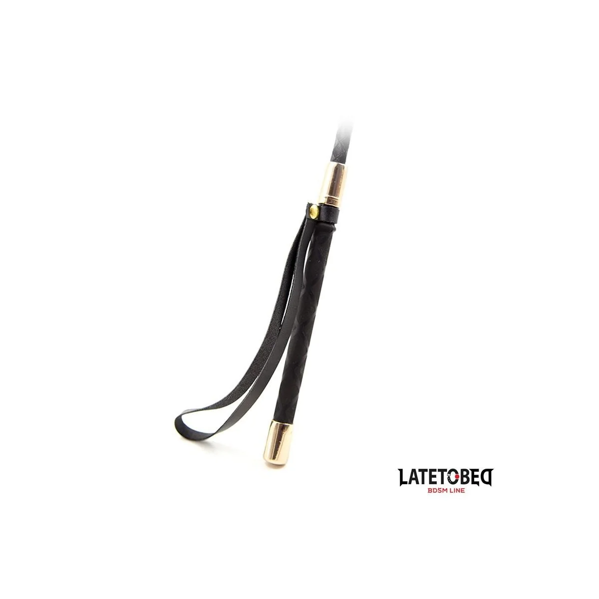 GOLDFARBENE METALLGERTE 30 CM VON LATETOBED BDSM LINE
