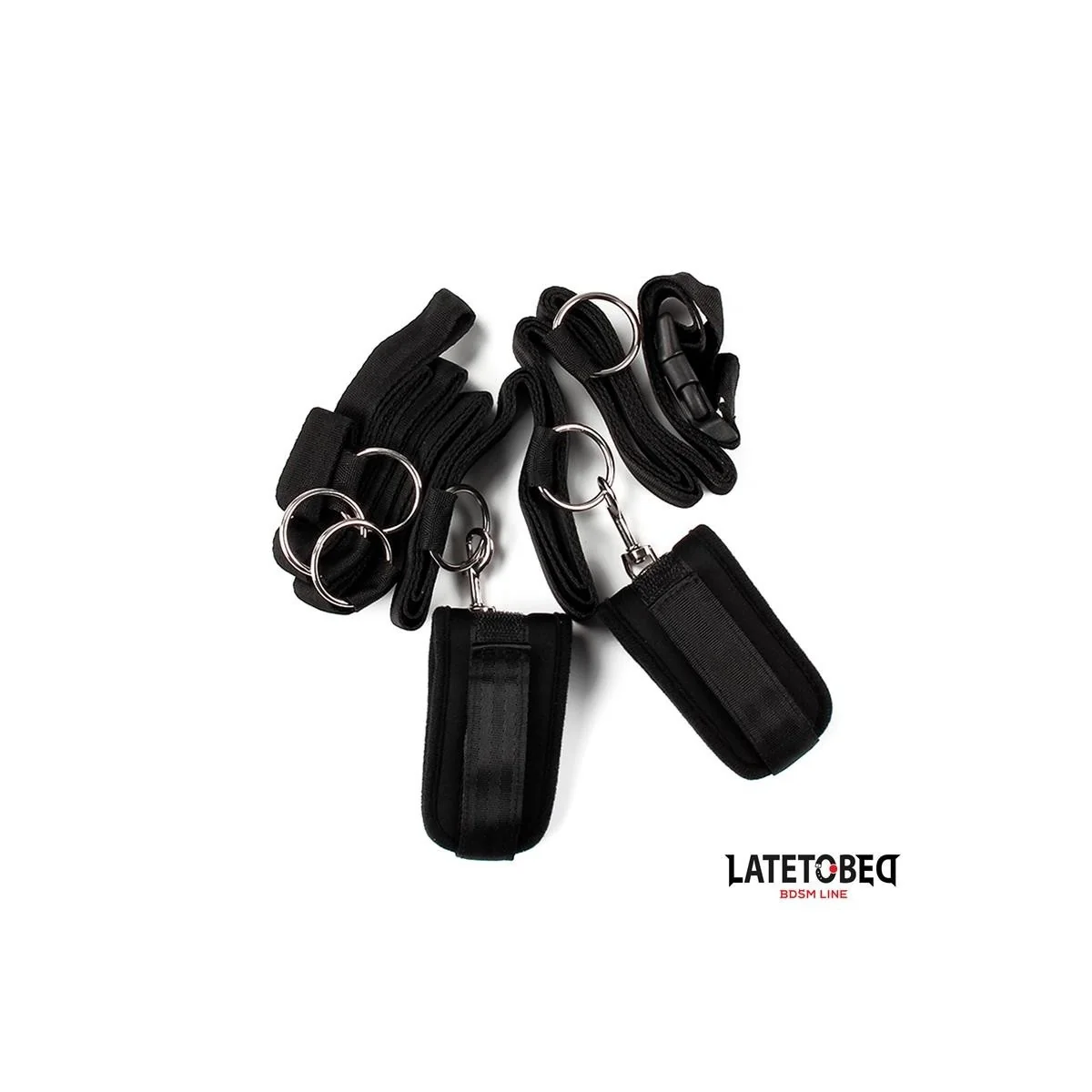 BETTFESSELN 4 BEFESTIGUNGSPUNKTE VON LATETOBED BDSM LINE