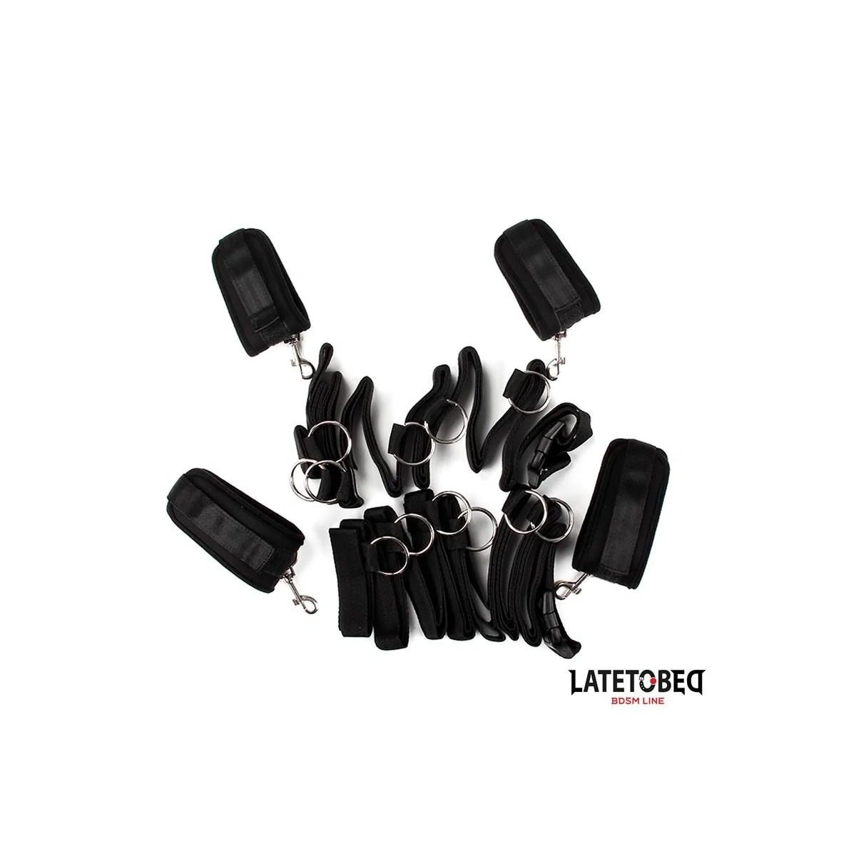 BETTFESSELN 4 BEFESTIGUNGSPUNKTE VON LATETOBED BDSM LINE
