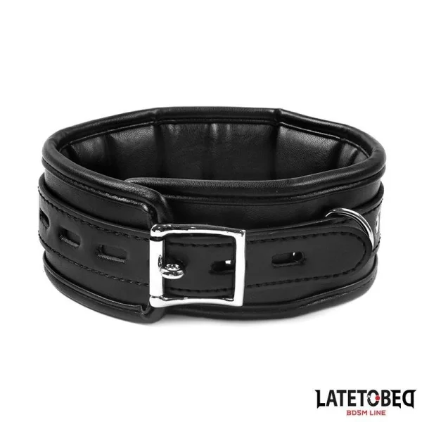 SCHWAMMHALSBAND MIT LEINE VON LATETOBED BDSM LINE